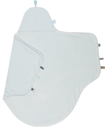 SnoozeBaby Soft Drying Badcape Fading Blue