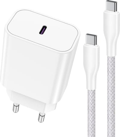 Snellader geschikt voor iPhone 15, 16 Pro Max - Oplader Set - 1 Meter