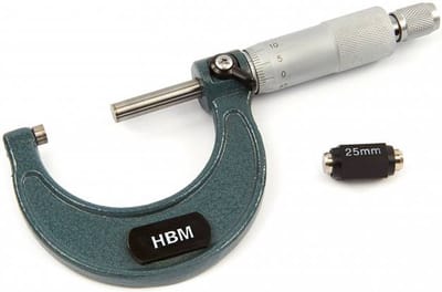 0 - 25 mm Analoge Buiten Micrometer Model 2