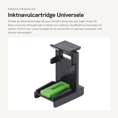 Dailygoods- Inktnavulcartridge Universele Inktzuighouder - Inktpriming Clip - Spuit Kit - Pen Navullingen - Geschikt voor 816/817/802/21/22/304/650/122 - Verbeter Werkefficiëntie - Inktzuiger