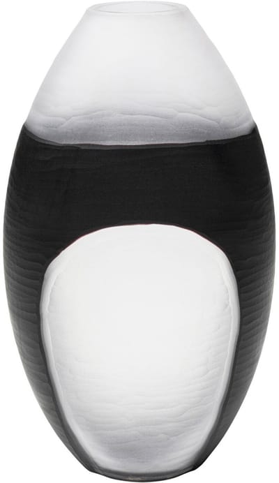 Vaas Shadow zwart en wit 41cm Kare Design