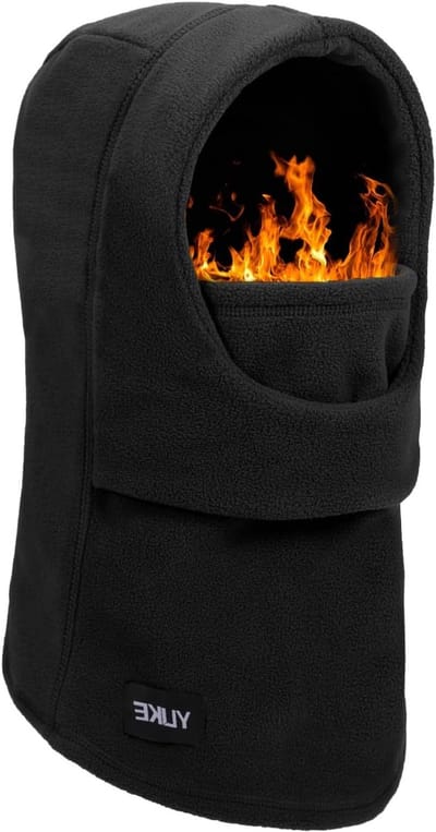 Thermische Fleece Balaclava voor Mannen en Vrouwen - Winddicht, Ademend en Warm Ski Masker met Nekwarmer voor Buitenactiviteiten, Motorfiets, Fietsen en Vissen