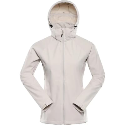 Alpine Pro Hoora Softshelljack Beige M Vrouw