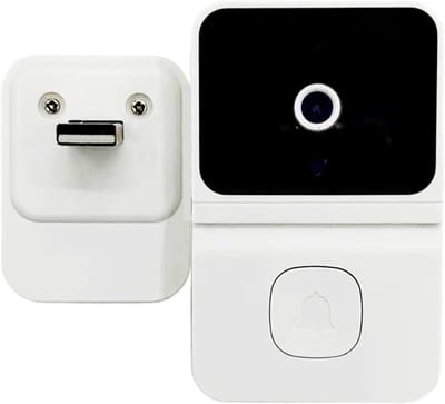 Videodeurbel - Slimme camera - Thuisbeveiliging - Tweerichtingsaudio - 480P groothoek - Wit