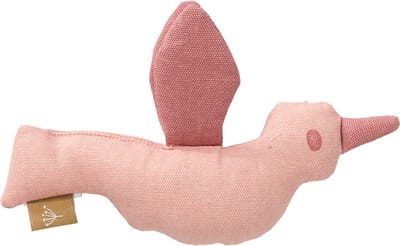 Fresk Rammelaar – Babyspeeltje - Kraamcadeau - Stimuleert Zintuigen - Baby Cadeau - Roze - Birds