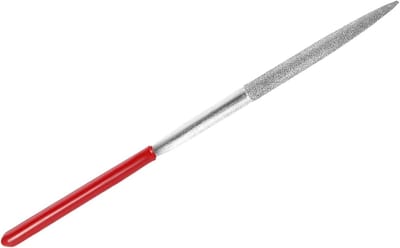 Diamant Gecoate Vijl met 150 Grit en 3mm Schacht voor Metaal, Glas en Steen - 140mm Lengte, 1 Stuk