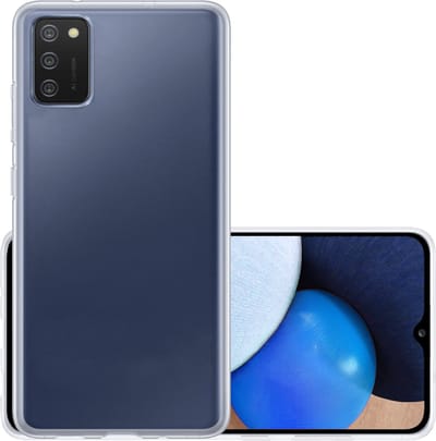Hoesje - Geschikt voor Samsung Galaxy A02s - Sterk & Shockproof - Hoes Cover - Siliconen Case - Transparant