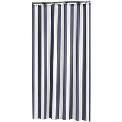 Sealskin Douchegordijn Linje Polyester Blauw 180x200cm