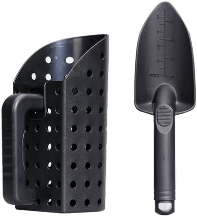 Dailygoods- Zandschepset Draagbaar - Zandschep/Schep - Lichtgewicht - ABS-kunststof - Ergonomisch - Perfect voor Metaaldetectie