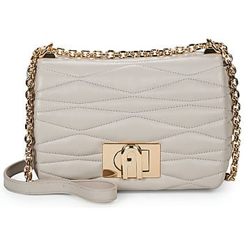 FURLA Leren Schoudertas 1927 Mini Crossbody Bag 22 Vaniglia Beige
