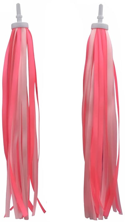 1 paar kinderfiets binnenband fietsstuur kwastjes-band stuur kwastjes-met fiets grip kwastjes banden-voor kinderfietsen kinderscooters-kwastjes decoratie (roze)
