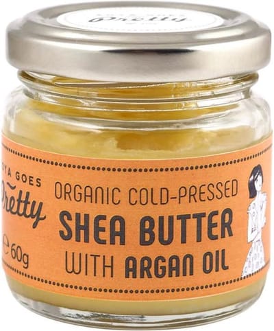 Organic Cold Pressed Shea Butter met Argan Oil - 60 gram