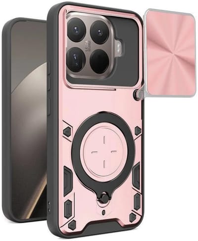 Hoesje geschikt voor Xiaomi 15T Pro - Techsuit CamGuard Pro Back Cover - Roségoud