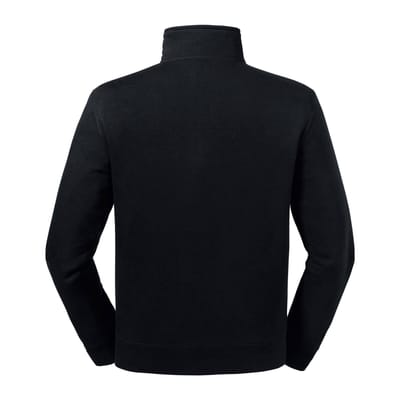 Russell Heren Authentieke Kwartier Ritssweatshirt (Zwart)