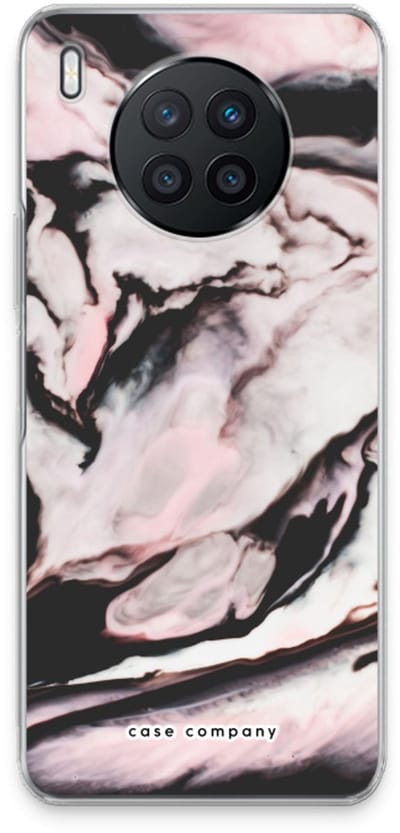 Case Company® - Hoesje geschikt voor Huawei Nova 8i hoesje - Roze stroom - Soft Cover Telefoonhoesje - Bescherming aan alle Kanten en Schermrand
