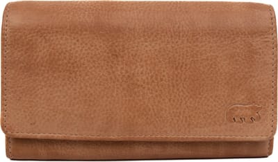 Bear Design Sigrid Leren Overslagportemonnee - Taupe