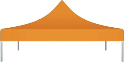 Vervangend dak paviljoen - Tentdak luifel - Buiten ontspannen - Waterdicht Oxford stof - 3 x 3 meter - Oranje