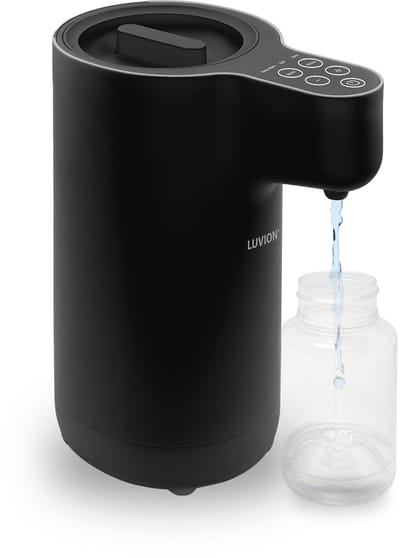 LUVION® EasyMix Instant Warmer Waterdispenser Black - 2 in 1 - Baby Flessenwarmer & Heetwaterdispenser