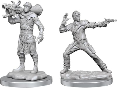 D&D Nolzur's Marvelous Miniatures Human Artificer & Apprentice