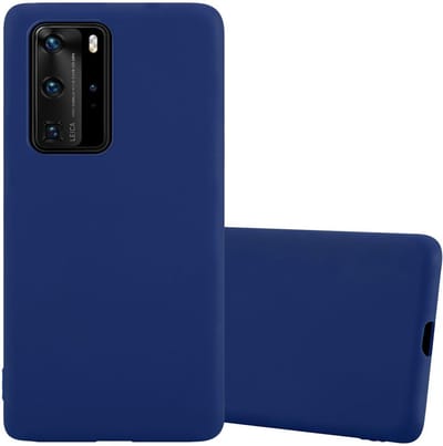 Cadorabo Hoesje geschikt voor Huawei P40 PRO / P40 PRO+ in CANDY DONKER BLAUW - Beschermhoes gemaakt van flexibel TPU silicone Case Cover