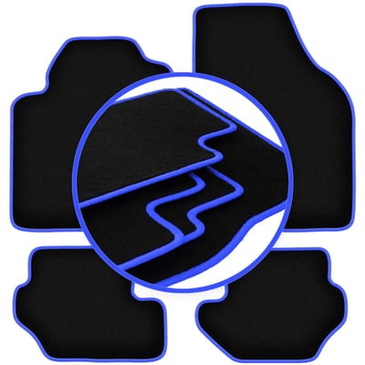 CARLUX-BLUE automatten voor: Ford Fiesta MK3 hatchback (1989-1996)