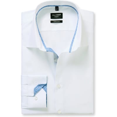 Super Slim Fit zakelijk overhemd met Kentkraag