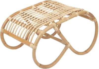Rotan Voetenbankje - 46x58xH33 cm