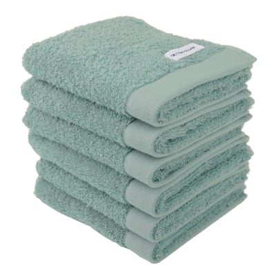Tom Tailor Gastendoekje Color Bath Guest Towel Een maat, 30x50 Set van 6