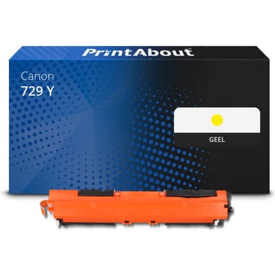 PrintAbout huismerk Toner 729 Y Geel Geschikt voor Canon