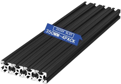 Dailygoody - Geanodiseerde lineaire rail - 3D-printeraccessoires - 350 mm - Aluminium profielen - Ideaal voor doe-het-zelf projecten - Geschikt voor C