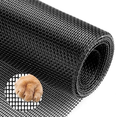 Thijox - Kattenbeschermingsrooster 1,22 x 2,55 m - Huisdierscherm voor Raam en Deur - Insectenbescherming met Vliegengaas - Veilig voor Huisdieren - F