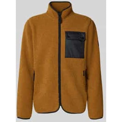 Didriksons Peter 3, fleecevest, heren, spice brown