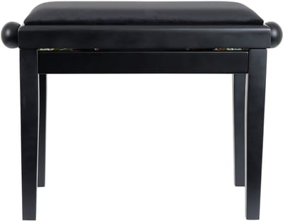 Verstelbare pianobank - Met stoffen zitting - Innox PB 40BK-M - Zwart