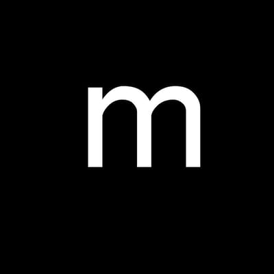 Huisnummer sticker - m - wit - 4 cm - letter - brievenbussticker – cijfersticker - plakletter