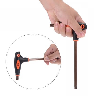 Dailygoods- Torx Sleutel T45 - Anti Sabotage - Moersleutel - T-Handvat - Dual End - S2 Staal