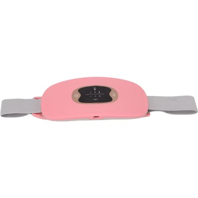 Menstruatie Verwarmingskussen Vrouwen Pijnverlichting Verstelbaar Elektrisch Draadloos Vibratiemassage Verwarmde Tailleband pink