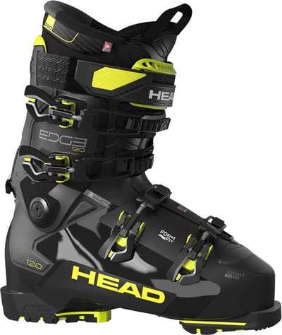 HEAD - edge 120 hv gw - Skischoen heren - Zwart-Geel