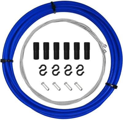 Fiets Remkabel Set - Versnellingskabel Buis - Veilig Fietsen - Slijtvast Duurzaam - Universele Maat - Blauw