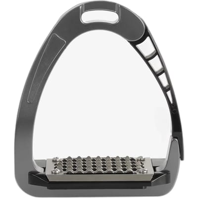 Acavallo Beugels Acavallo Arena Alupro Titanium/Black - 12cm | Rood | Stijgbeugels en Beugelriemen