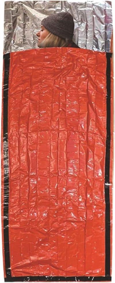 Wandel Slaapzak - Lichtgewicht Slaapzak - Outdoor Activiteiten - Waterdichte Thermische Voering - 266x91 cm - Oranje