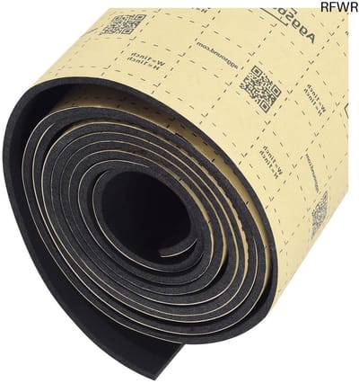 RFWR® Zelfklevende Geluidsisolatie Mat 4mm voor Auto's - 170x33cm