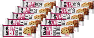 Diablo | Sugar Free | Chocolate Chip Cake | 8 Stuks | 8 x 200 gram