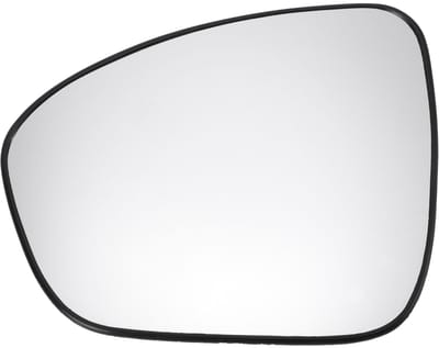 Dailygoods - Auto Buitenspiegel Links - Vervangend Glas - Verwarmd Wit - Convex - Geschikt voor Renault Arkana 2019-2023 - Inclusief Achterplaat