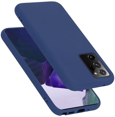 Cadorabo Hoesje geschikt voor Samsung Galaxy NOTE 20 ULTRA in LIQUID BLAUW - Beschermhoes gemaakt van flexibel TPU silicone Case Cover