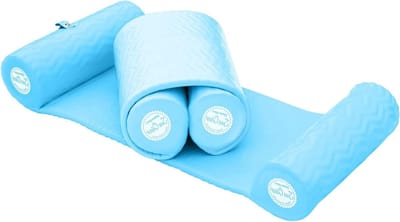 Water Hangmat - Zonnebed - Ontspannen in water - Comfortabele hoofdsteun - 127 cm - Blauw