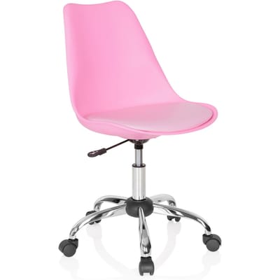 Kinder bureaustoel FANCY PRO roze hjh OFFICE
