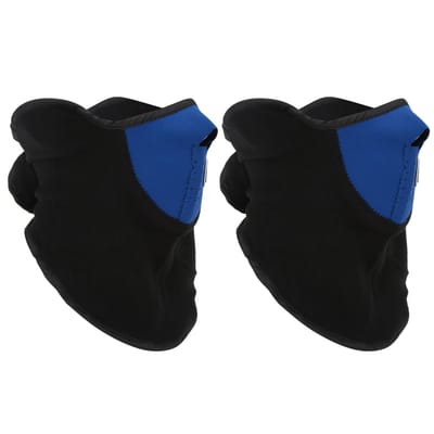 Demi-masque Coupe-vent Anti-poussière Masque d'hiver pour Cyclisme Moto Extérieur Ski Bleu