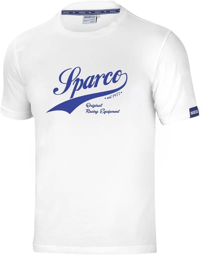 Sparco Vintage T-Shirt - Marineblauw/Wit