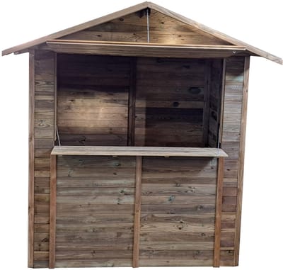 Solid Superia Market House S8722-1 Tuinhuis - Vuren - Geïmpregneerd - 197,4x152,4cm