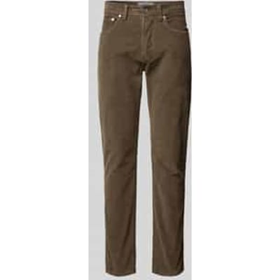 Tapered fit corduroy broek met katoen, model 'LYON'